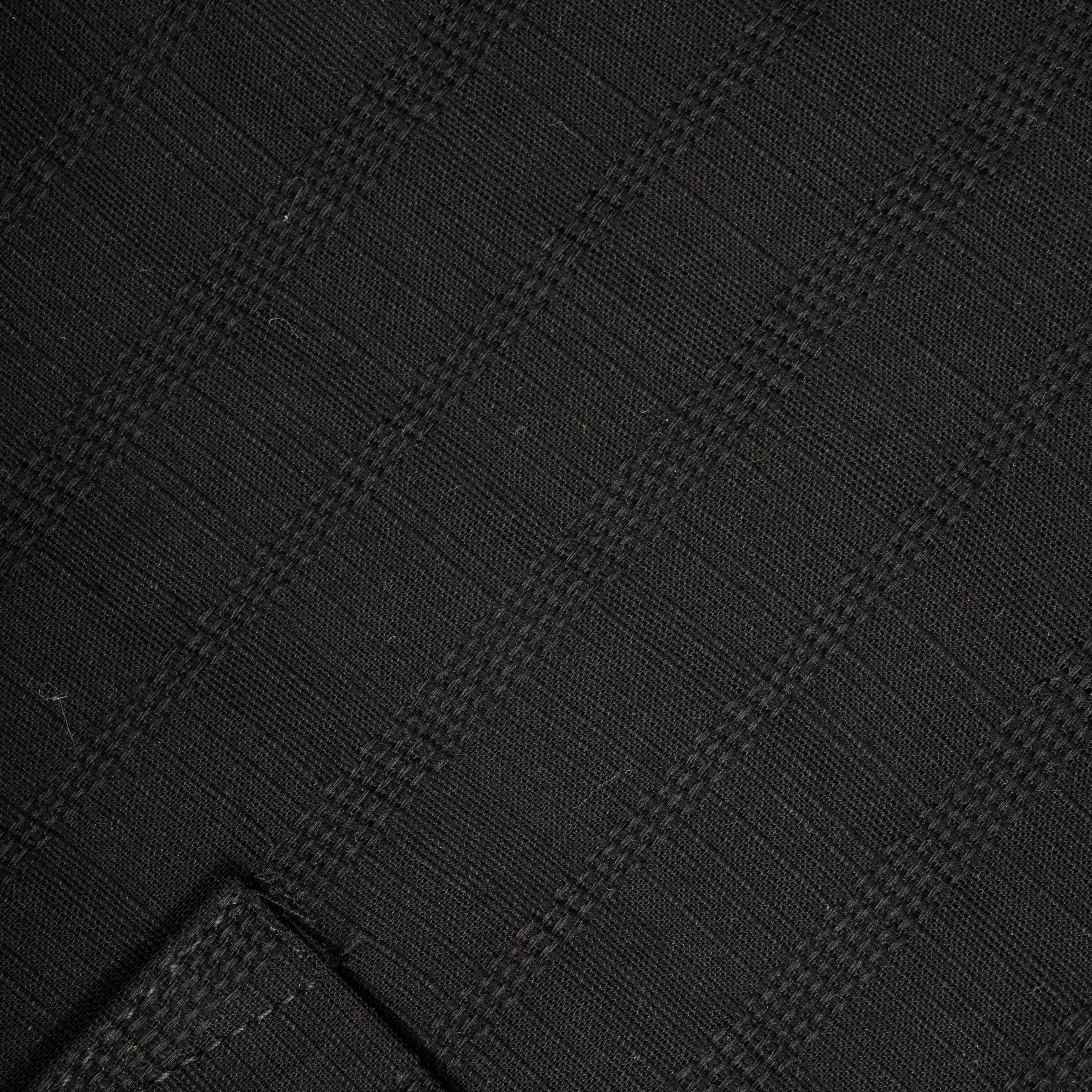 Black Colour Vertical Stripe Textured Jacquard Shirt for Men