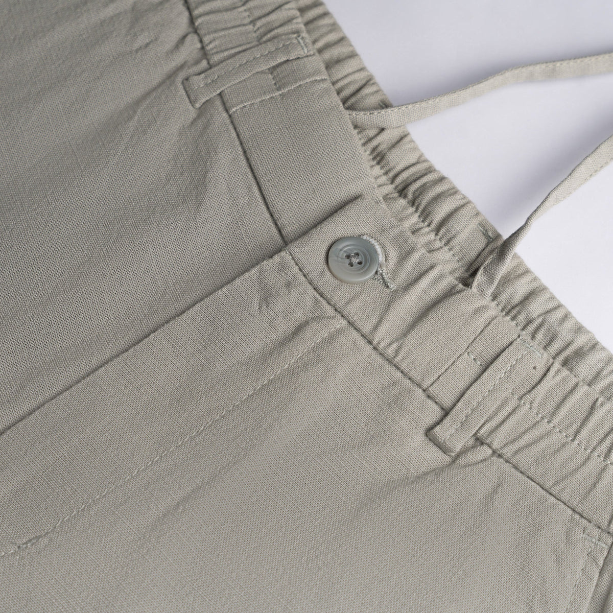 Grey Everyday Cotton Linen Straight-Fit Pants for Men - Punekar Cotton