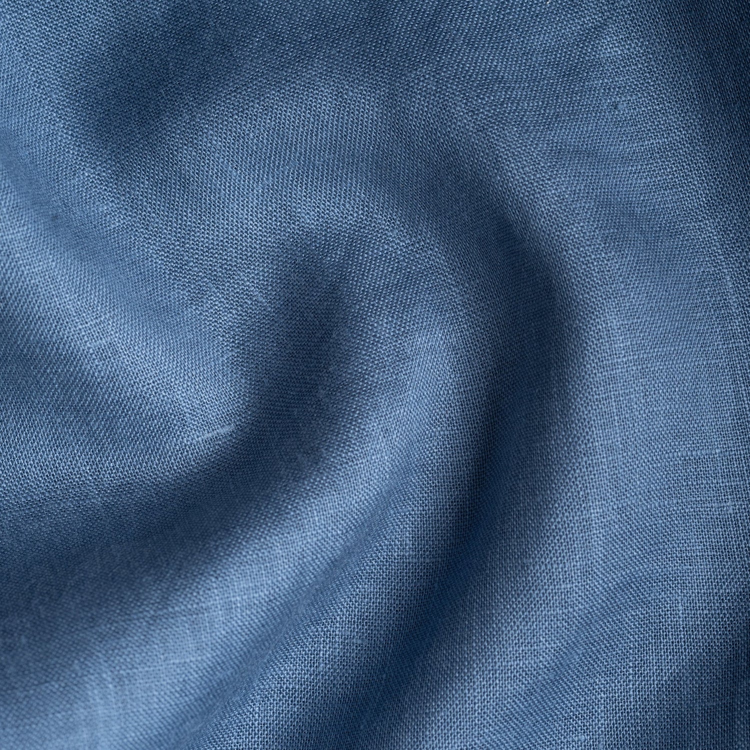 Ice Blue Color 60Lea Pure Linen Shirt For Men - Punekar Cotton