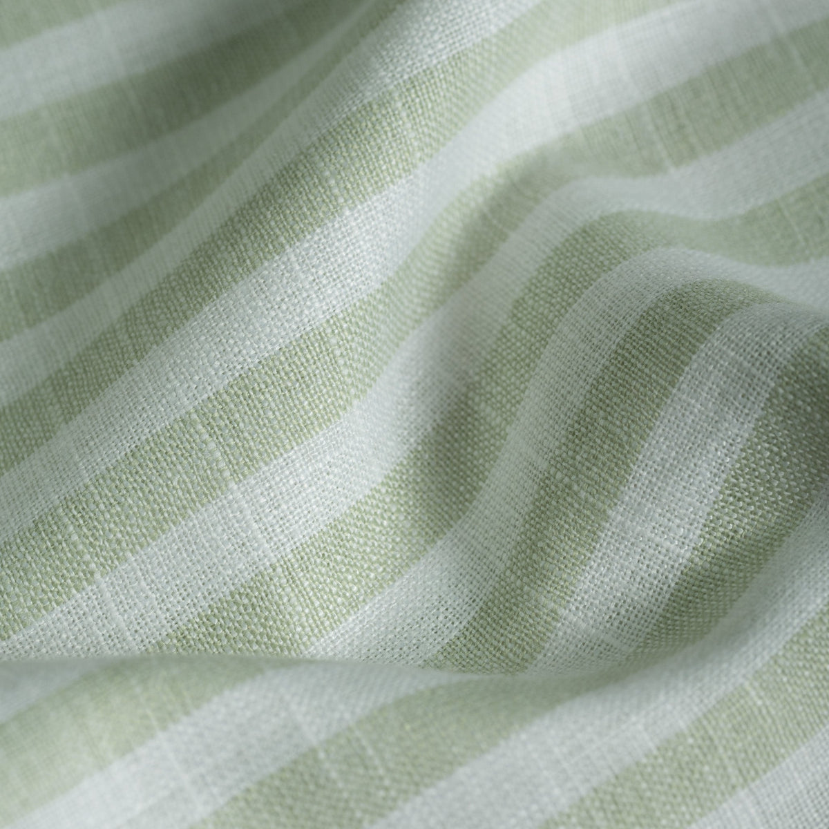 Mint Green Vertical Stripes Cotton Linen Shirt for Men - Punekar Cotton