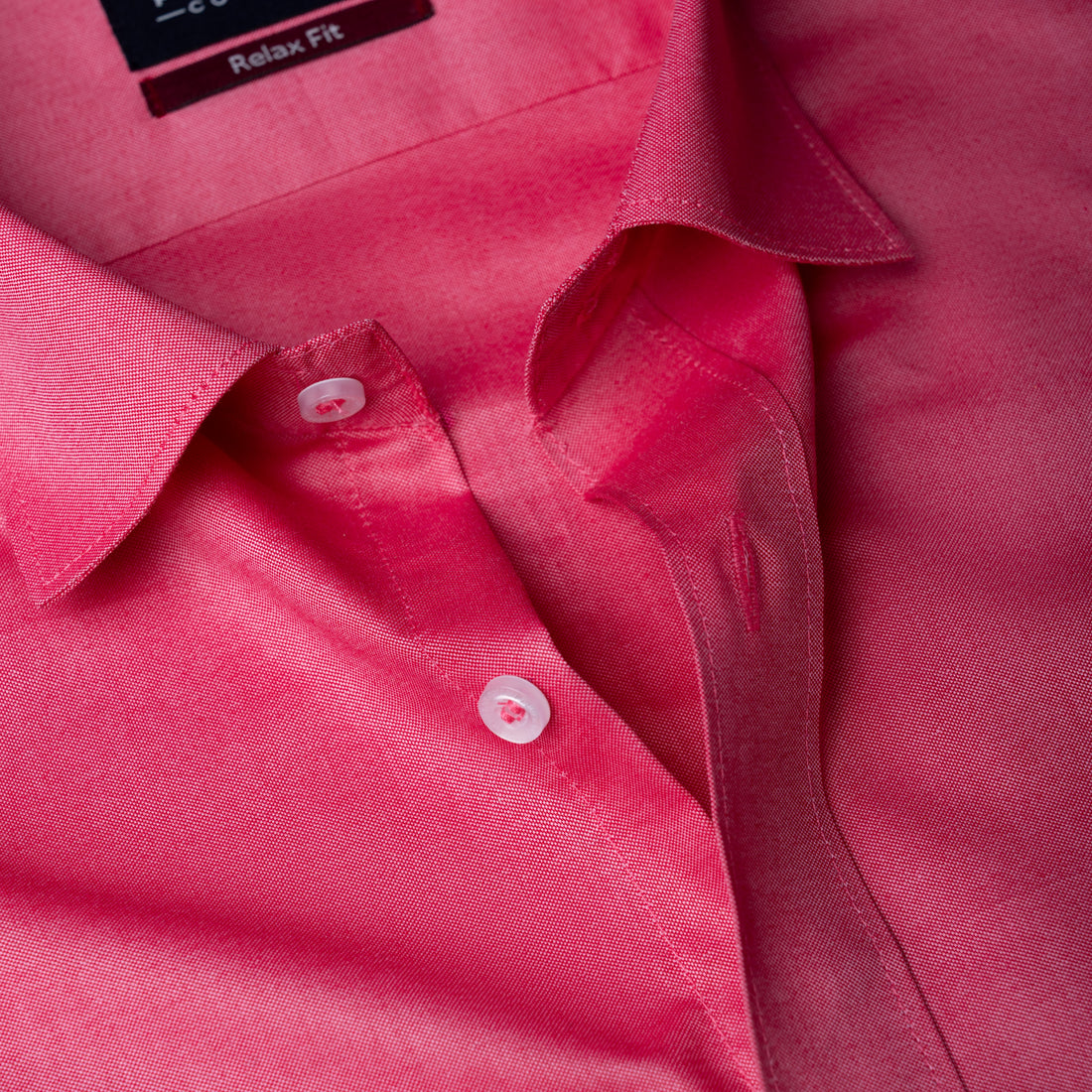 Pink Colour Signature Classic Oxford Shirt For Men