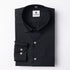 Black Color Dotted Dobby Cotton Shirt For Men - Punekar Cotton