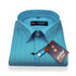 Blue Color Lining Pure Cotton Shirt For Men - Punekar Cotton