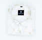 Brown White Color Floral Printed Shirt For Men - Punekar Cotton