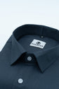 Carbon Color Dobby Cotton Shirt For Men - Punekar Cotton