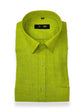 Green Color Dual Tone Matty Cotton Shirt For Men's - Punekar Cotton