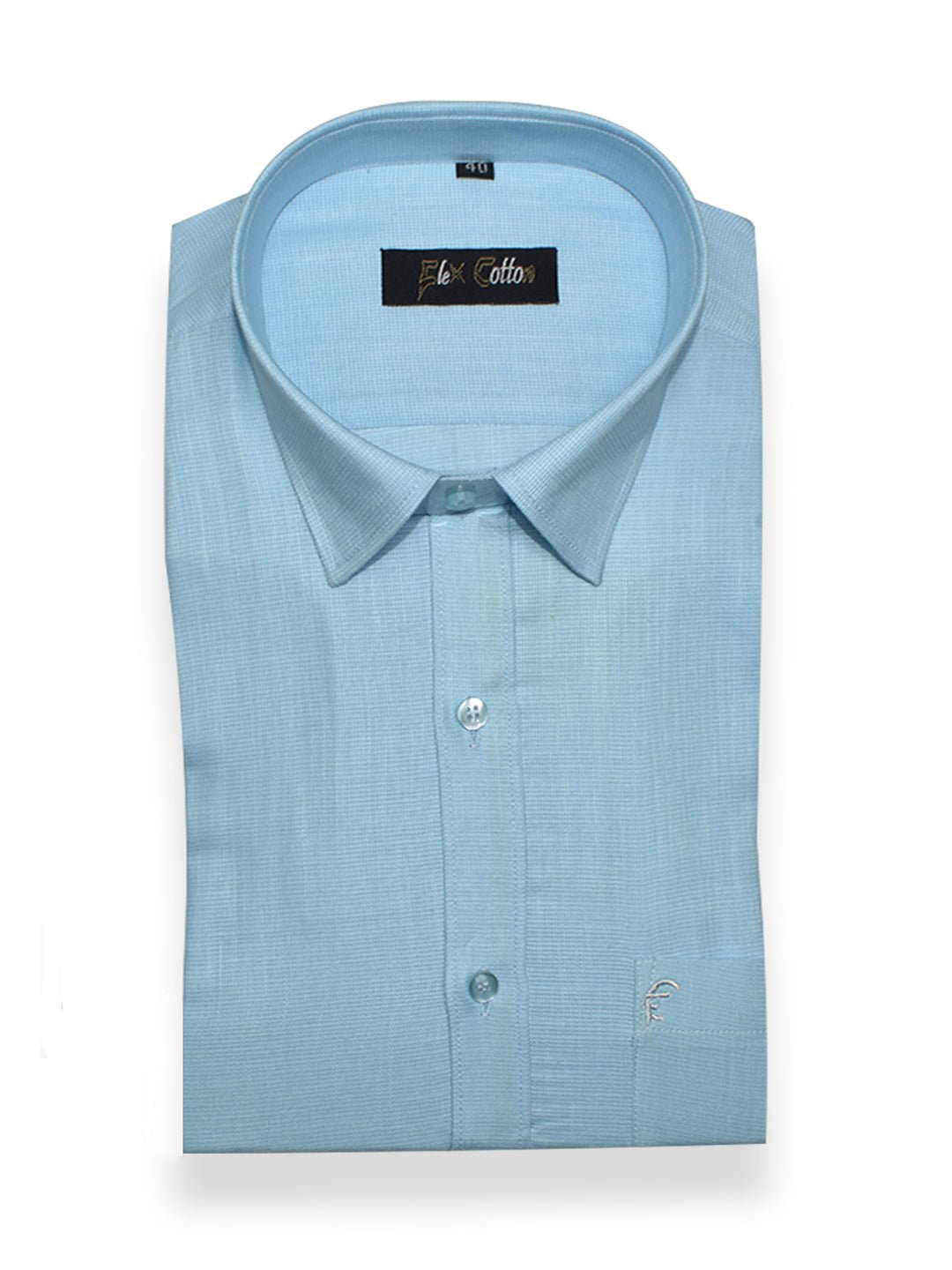 Light Blue Color Casa Linen Shirt For Men's - Punekar Cotton