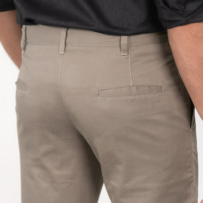 Light Brown Color Cotton Trouser Pants for Men - Punekar Cotton