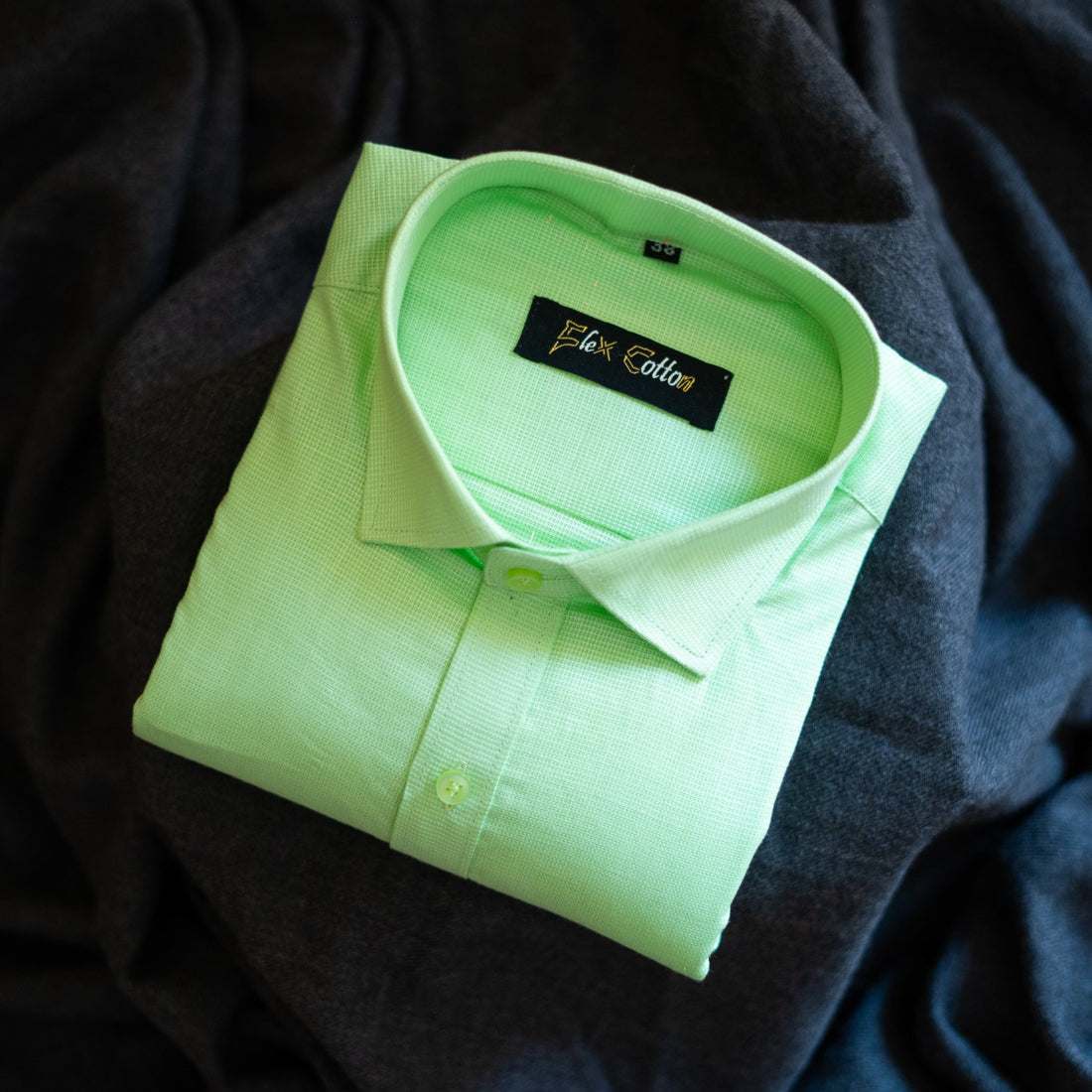 Light Green Color Casa View Linen Shirt For Men&