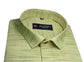 Light Green Color Handmade Shirt For Men's - Punekar Cotton