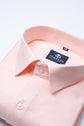 Misty Rose Color Pure Cotton Wide Stripe Shirt For Men - Punekar Cotton