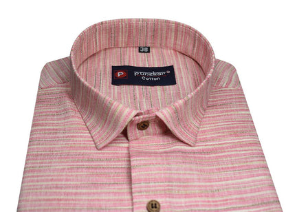 Pink Color Handmade Shirts For Men&