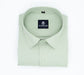 Pista Green Color Twitter Lining Blende Cotton Shirts For Men - Punekar Cotton