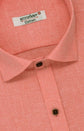 Punekar Cotton Light Pink Color Cotton Linen Formal Shirt for Men's.