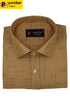 Punekar Cotton Peach Color Pure Cotton Handmade Formal Shirt for Men's. - Punekar Cotton