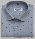 Punekar Cotton Printed Grey Color Pure Cotton Handmade Shirt For Men's. - Punekar Cotton