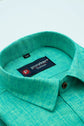 Valley Green Color Combed Cotton Shirts For Men - Punekar Cotton