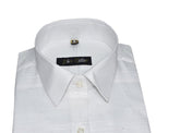 White Color Cotton Embroidery Butta Patta Shirts For Men’s - Punekar Cotton